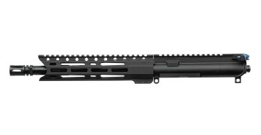 Complete AR-15 upper receiver assembly with handguard and barrel on a neutral background